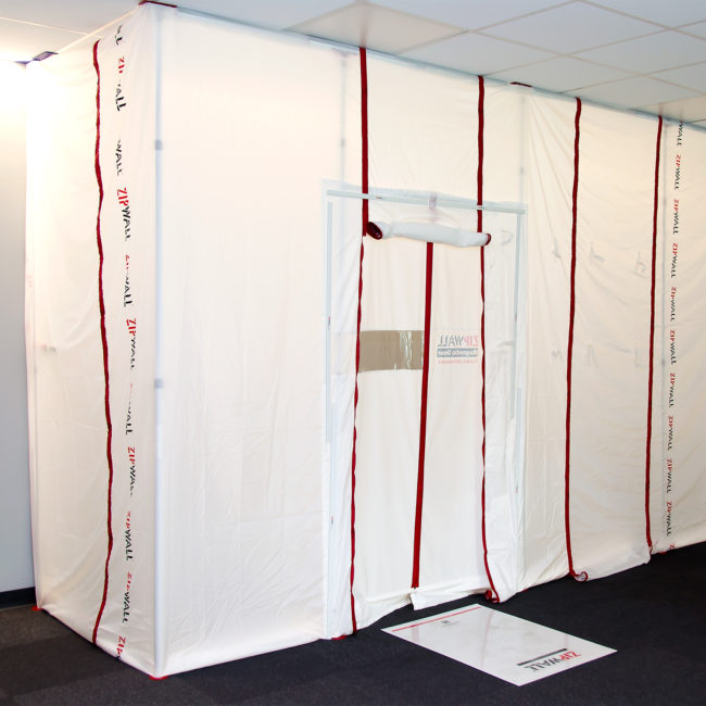 ZipWall® Magnetic Dust Barrier Door Kit - ZipWall Dust Barrier System